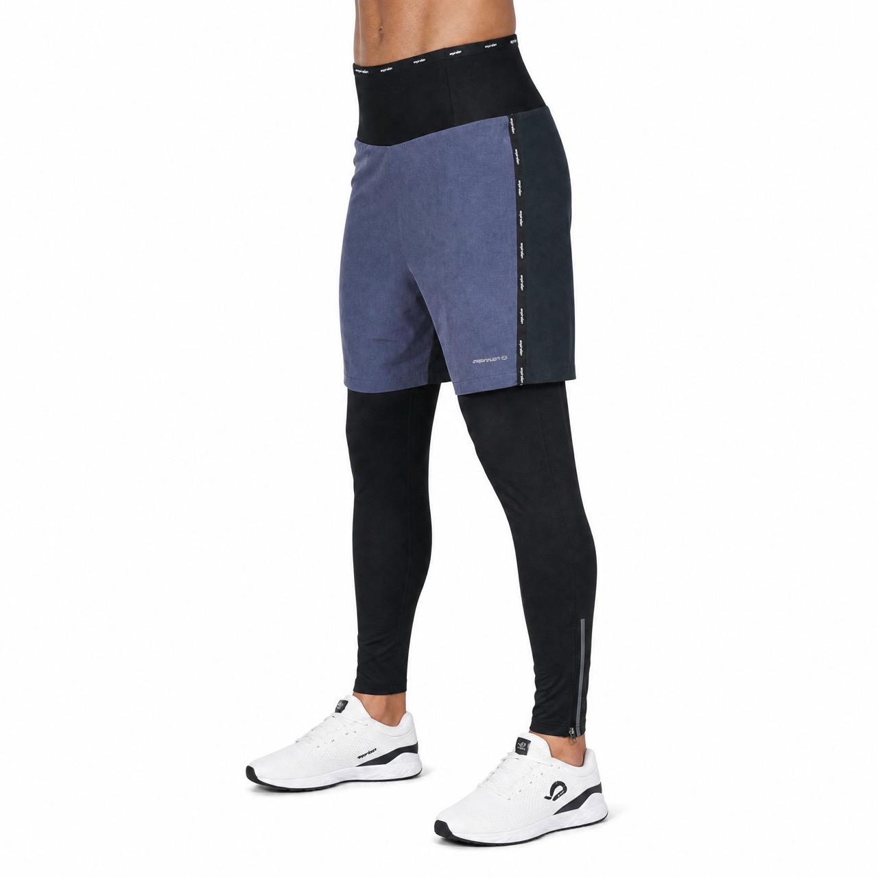 Mens Wind Proof High waist band Baselayer 2 in 1 pant