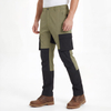 Mens Sports Fashion Cargo Pants Color Block Trekking Trousers