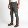Mens Sports Fashion Zipper Off Pants Color Block Trekking Trousers