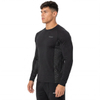 Mens Compression Baselayer Reflective Trims Active Slim Fit Tops