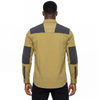 Mens Hiking Shirts Zip Patch Pocket Trekking Tops