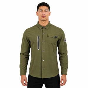 Mens Reflective Sealed Zip Pocket Trekking Shirt