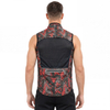 Men's Allover Print Water Proof Wind Vest