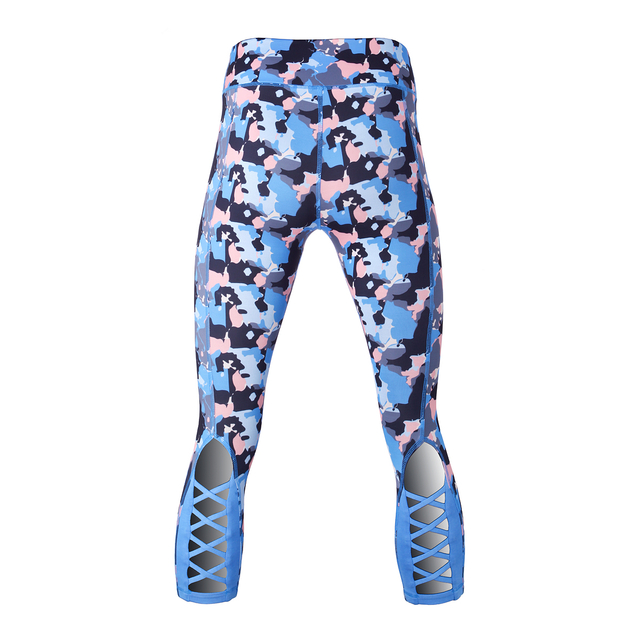 Women's Workout Yoga Leggings Athletic Gusseted crotch Capri