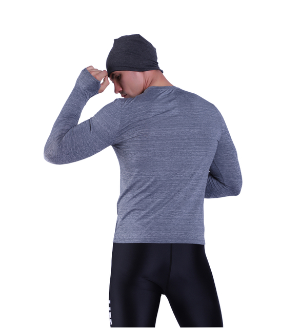 Men's Compression Long Sleeve Breathable Running Tee Shirt