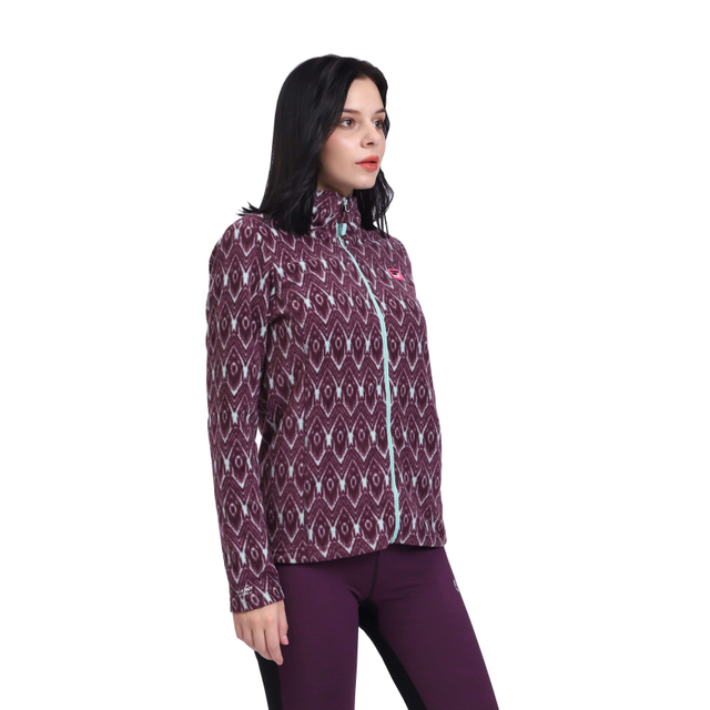 Women Full Zip Softshell Jackets Light Weight Top