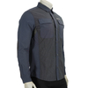 Mens Hiking Camping Fishing Cooling Back & Armpit Vent Snaps Up Patch Pockets Stripes Shirts