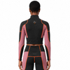VMTR Women Half Zip Long Sleeve Short Tops
