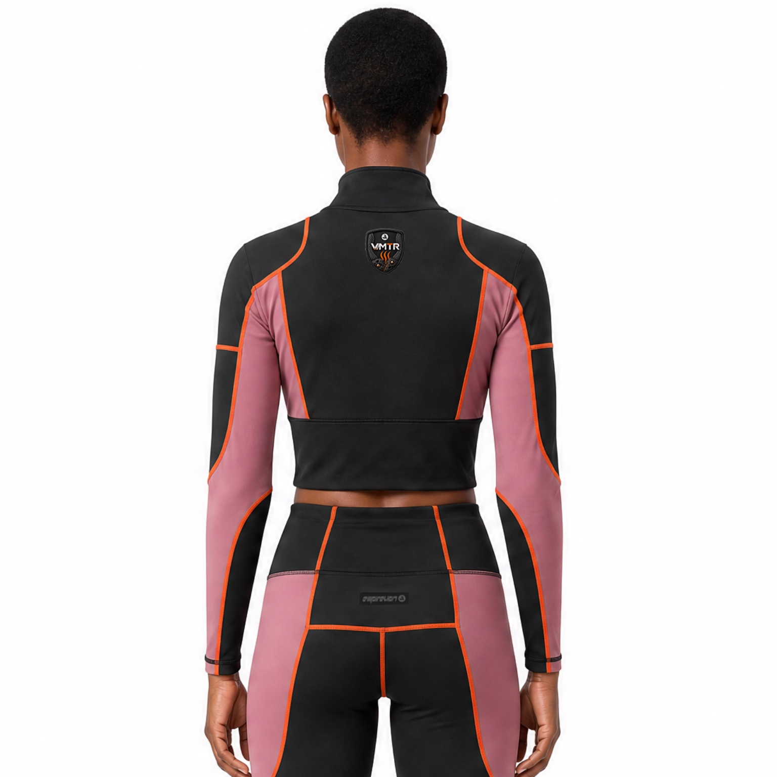 VMTR Women Half Zip Long Sleeve Short Tops