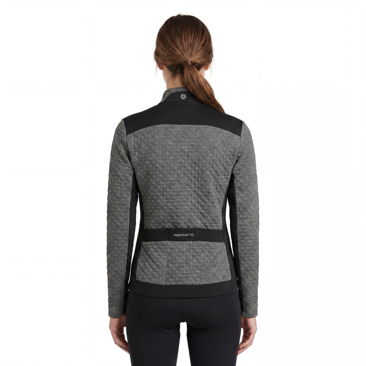 Womens Quilted Color Block Cycling Jacket