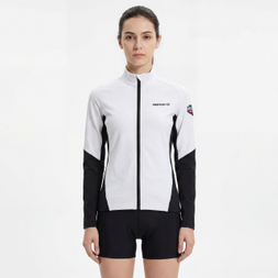Womens Color Block Reflective Trim Sports Fashion Jacket