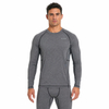 Mens Thermal Underwear Long Johns Base Layer Inner Fleece Top Bottom 2 Pcs Set