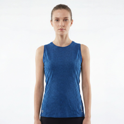 Womens Running Mesh Panel Vest