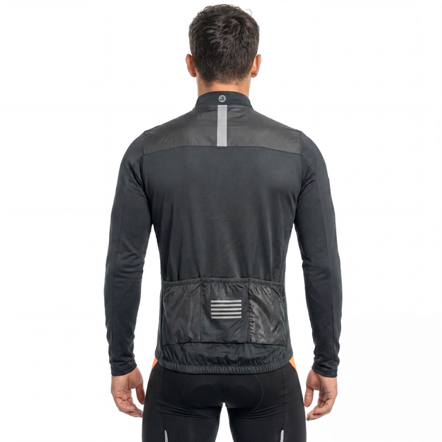 Mens Wind Proof Reflective Trims Cycling Jacket