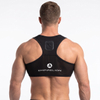 Men Quick Dry Mesh Sports Racerback Vest with Back Silicone Anti-Slip Pocket, Fits Multiple Sizes Apple Watch for Heart Rate Monitoring, for Football Running Training
