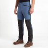 Mens Full Side Zippers Opening Hiking Trousers Color Block Snow Pant