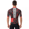 Digital Print Raglan Short-sleeved High Neck Cycling Jersey