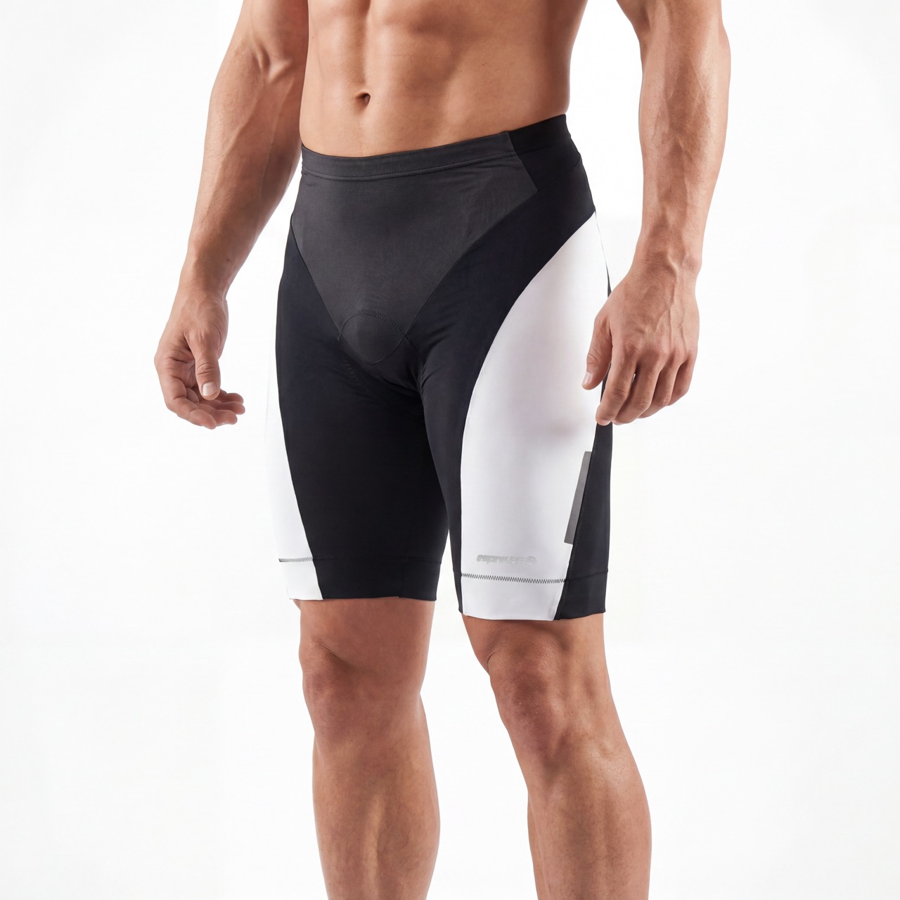 Mens Panel Color Block Cycling Short