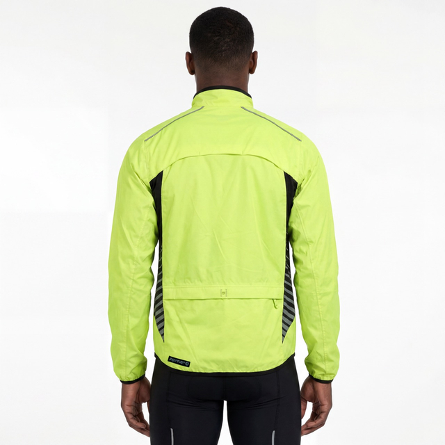 Men's Windproof Coated Rain Bike Jacket