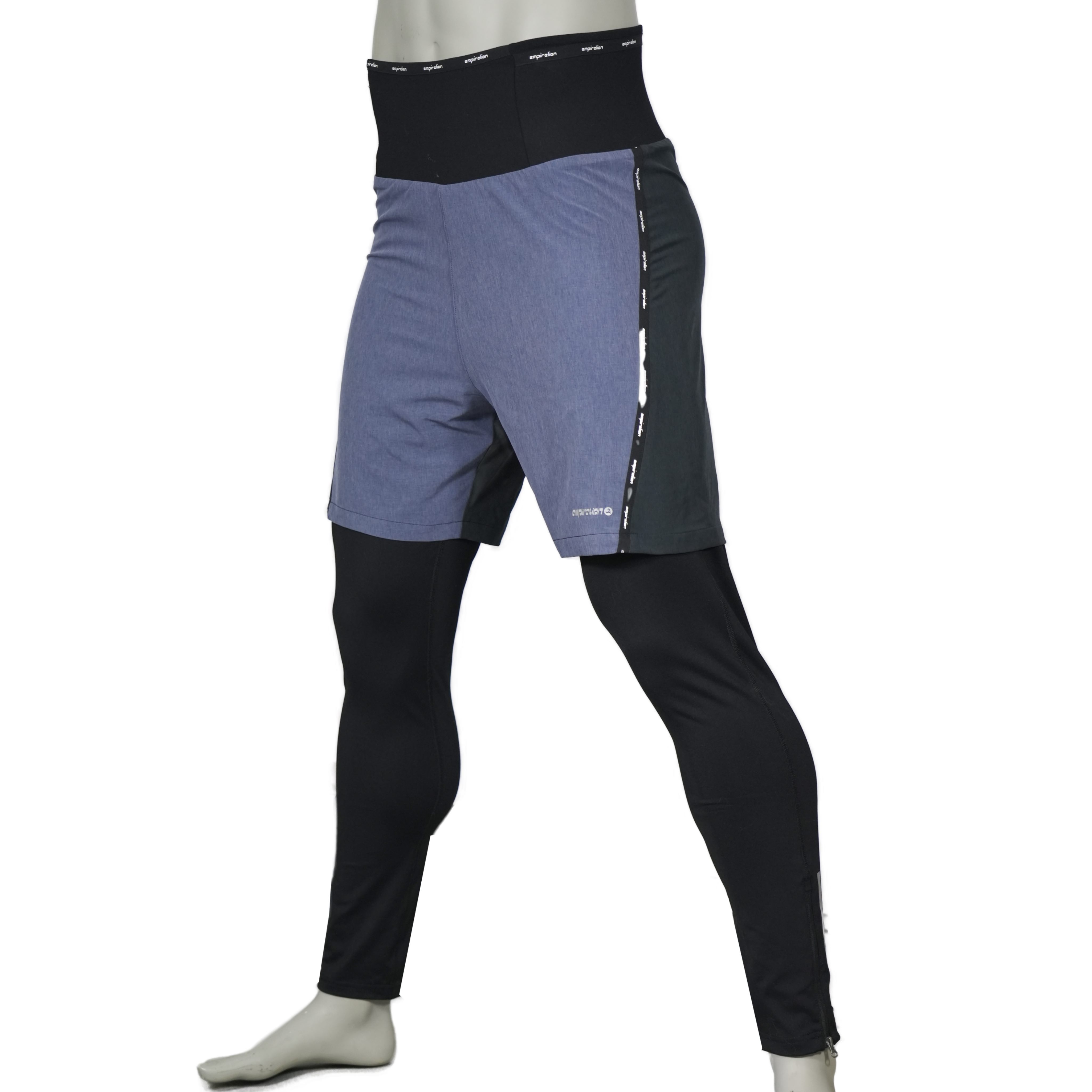 Mens Wind Proof High waist band Baselayer 2 in 1 pant