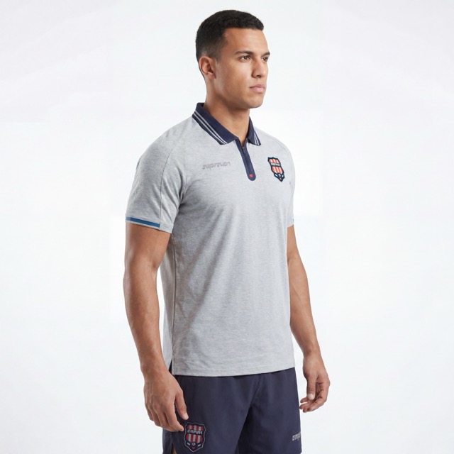 Mens Colorblock Polo Shirt Footabl Trian Tops
