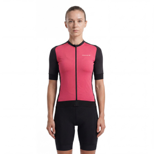 Womans Color Block Short-sleeved Cycling Jersey