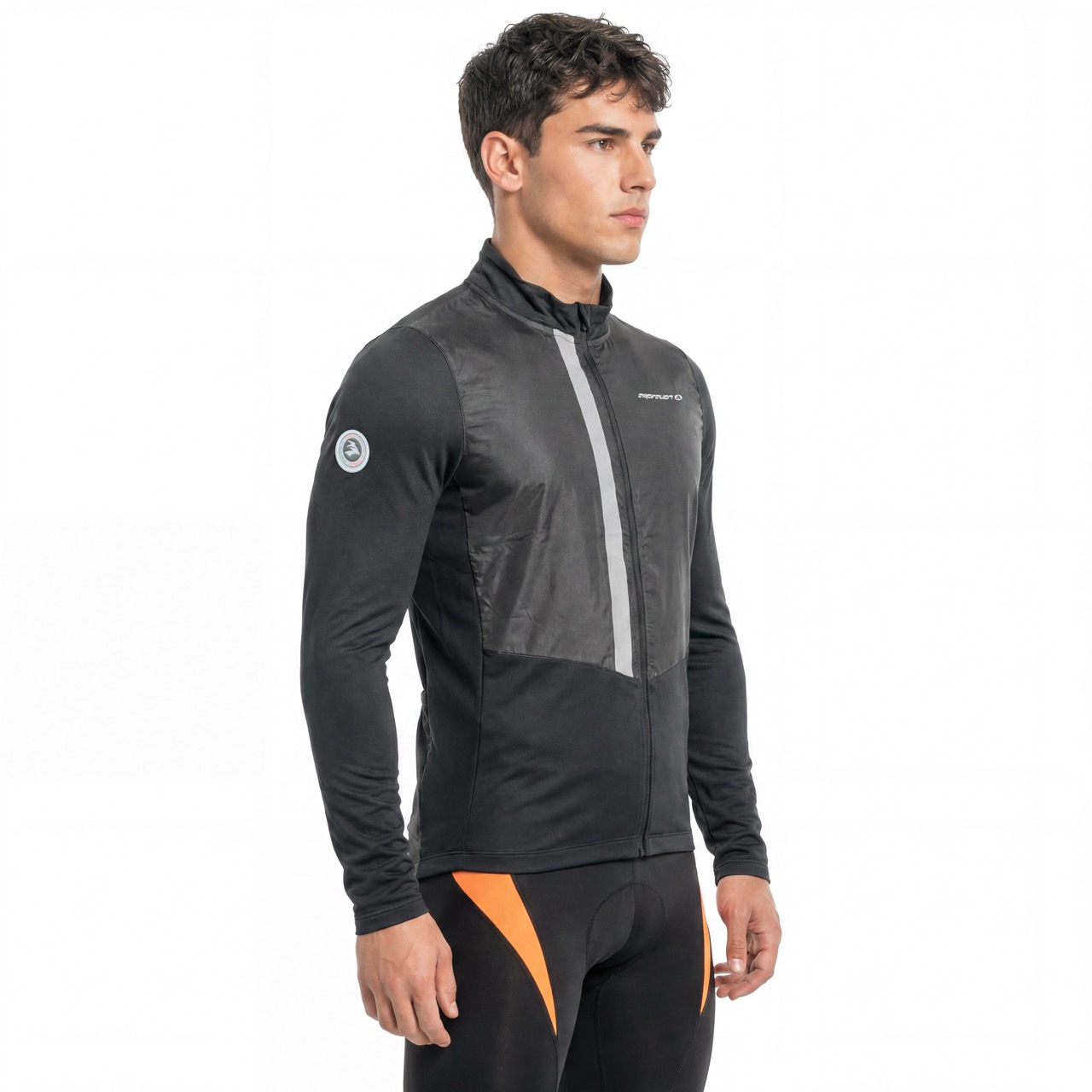 Mens Wind Proof Reflective Trims Cycling Jacket