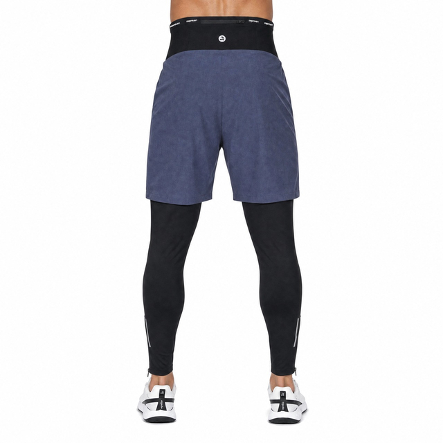 Mens Wind Proof High waist band Baselayer 2 in 1 pant