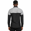 Mens Reflective Trims Night Hiking Camping Fishing Sealed Zip Pocket Snaps Up Shirts