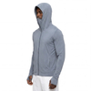 Sun Protection Cold Fleeing Summer Light Weight Running Fishing Zip Through High Cowl Hoodie
