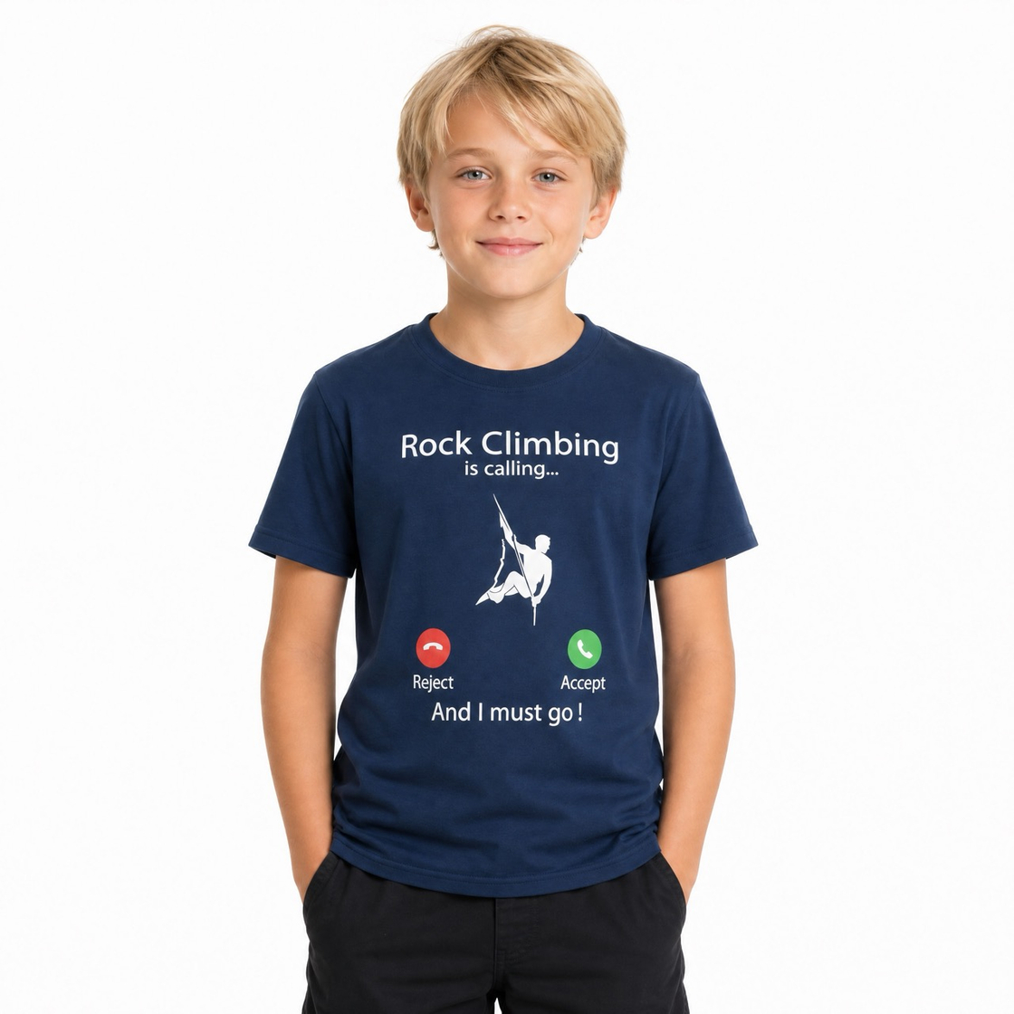 Boys Rock Climbing Short Sleeve Tee