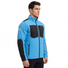 Mens Camping Hiking Mountaineering Alpinism Quilting Color Blocked Zip Jacket