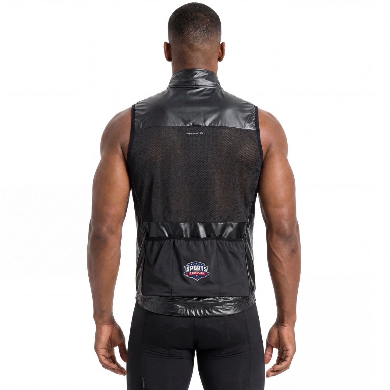 Men's PU Coated Cycling Windproof Vest
