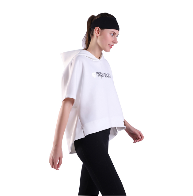 Women's Cropped Hoodies Loose Cute Athletic Pullover Sports Casual Tops