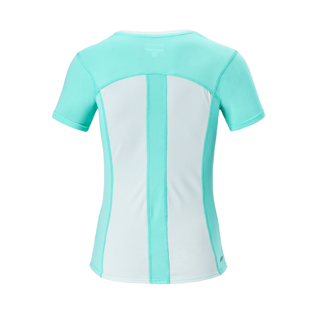 Women's Running Crew-Neck Tee Tops Short Sleeves Fast Dying T-Shirt