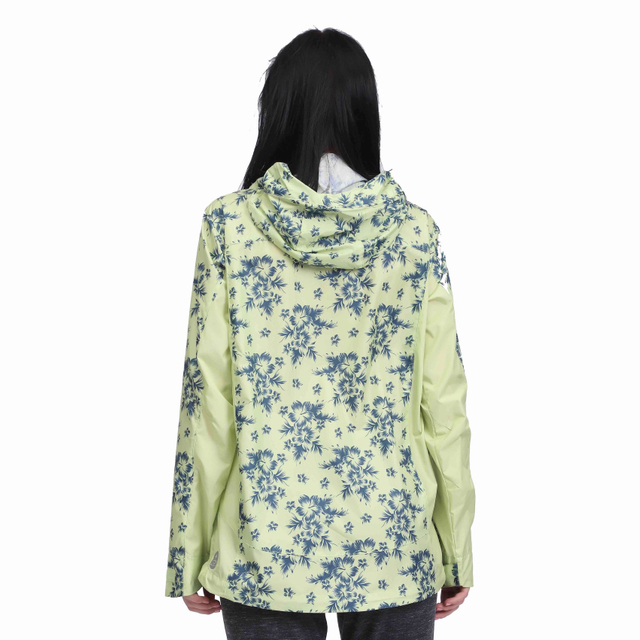 Women's Waterproof Windbreaker Pullover Print Hoodies Top