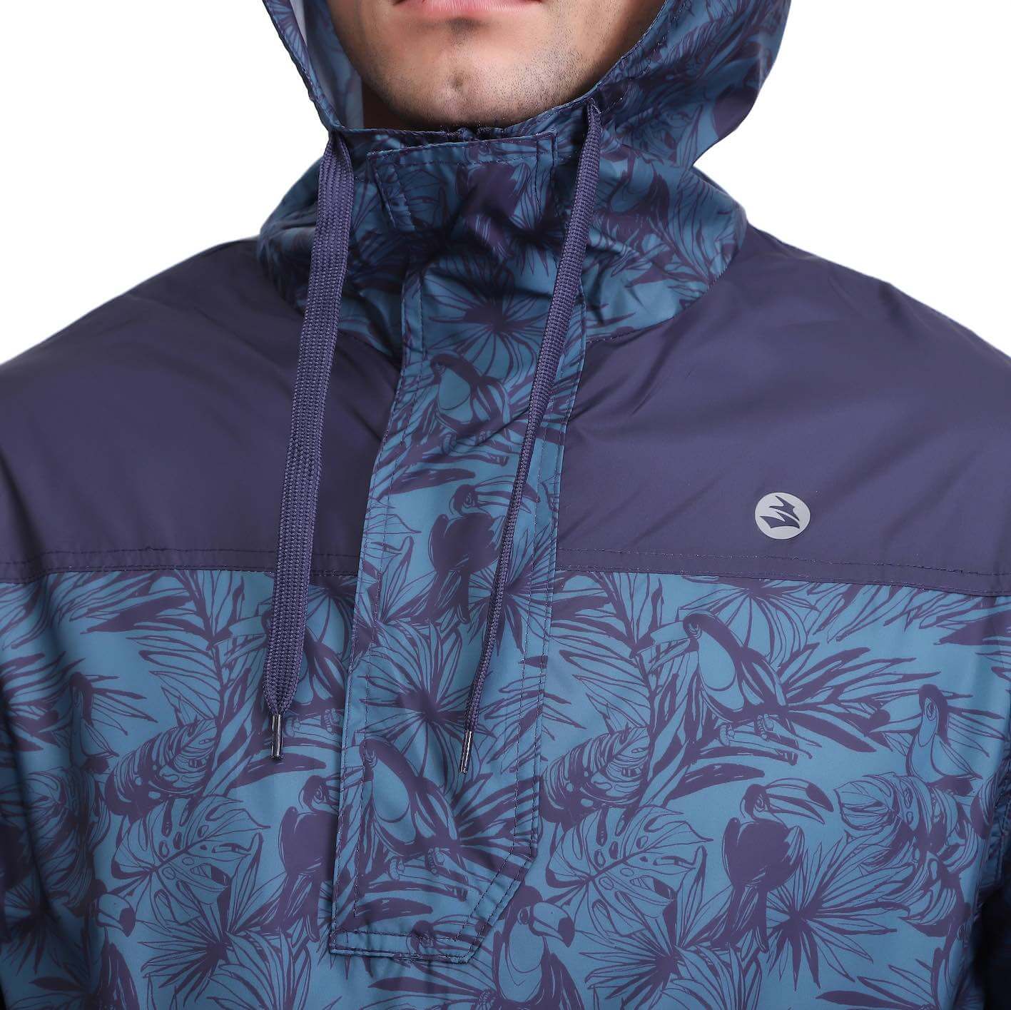 Men's Stylish Waterproof Pullover Camouflage Print Wind Jackets