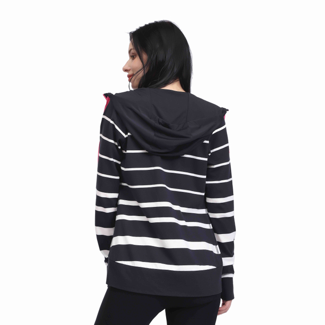 Women's Ultra Soft Color Block Active Zip-Up Hoodie