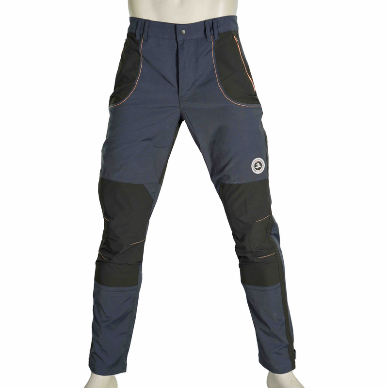 Mens Sports Fashion Contrast Trims Pants Color Block Hiking Trousers