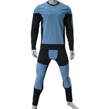 Mens Wind-protection Panels Baselayer Racing Workout Set
