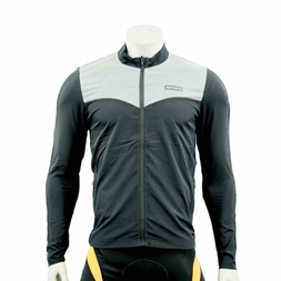 Reflective Panel Zip Through Cycling Running Jacket