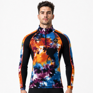VMTR Mens Half Zip Long Sleeve Tops