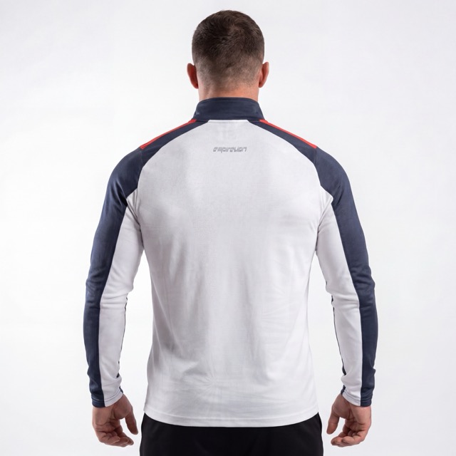 Mens Football Long Sleeve Colorblock Tops