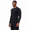 Mens Thermal Underwear Long Johns Base Layer Inner Fleece Top Bottom 2 Pcs Set