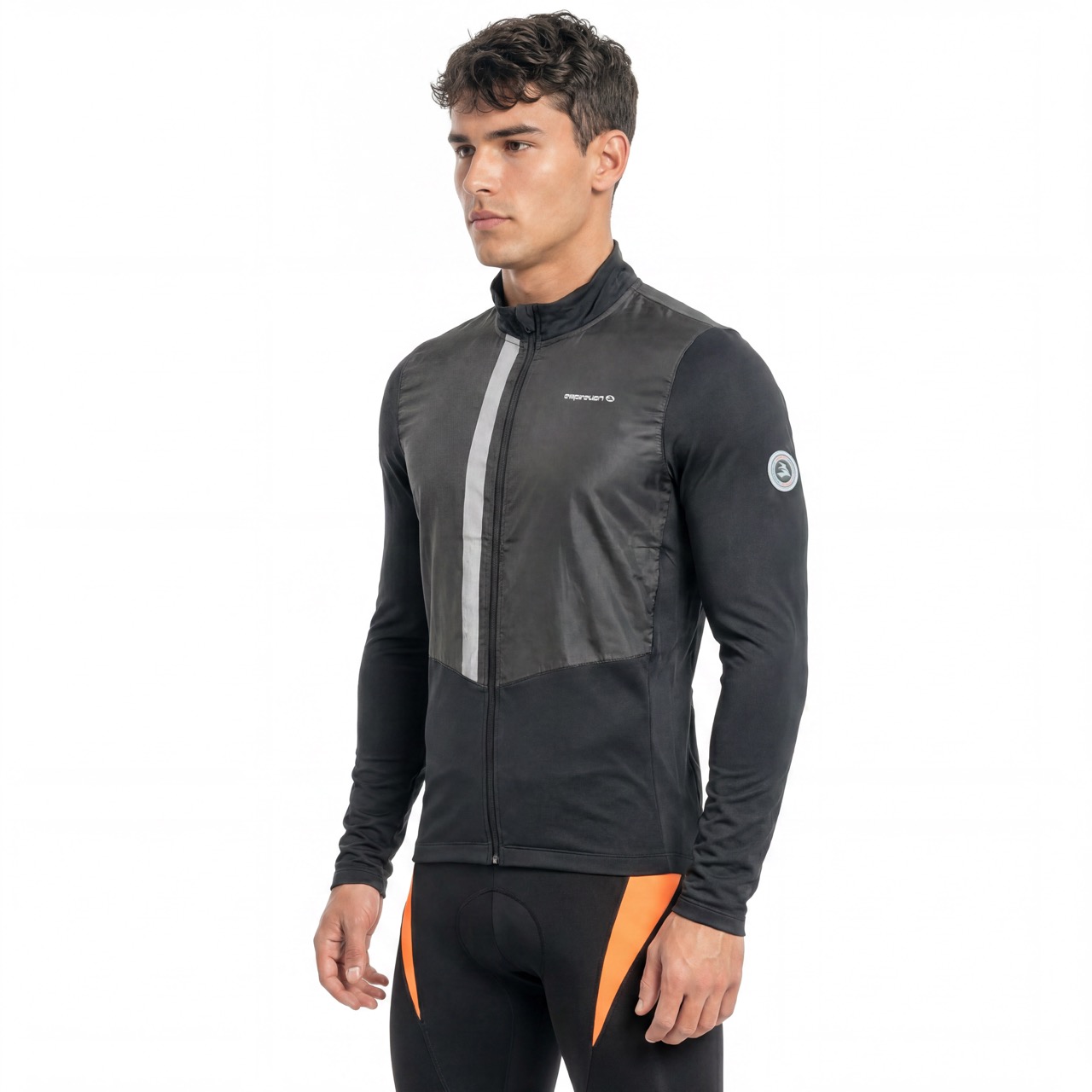 Mens Wind Proof Reflective Trims Cycling Jacket