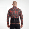 Water Proof All over Print Reflective Trim Rain Cycling Jacket