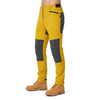 Mens Color Block Trekking Trousers Elastic Waist Hiking Pant