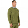 Mens Reversible Color Blocked Baselayer Double Brushed Fleece Underwear Set