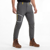 Mens Sports Fashion Zipper Off Pants Color Block Trekking Trousers
