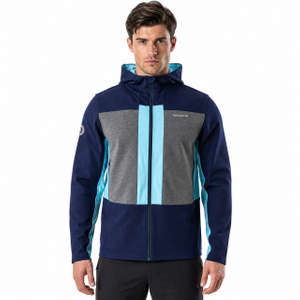 Mens Hiking Mountaineering Alpinism Running Color Blocked Zip Hoodie Jacket